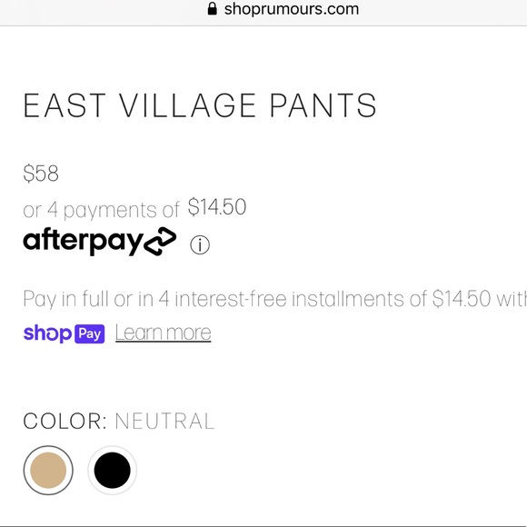 RUMOURS EAST VILLAGE HIGH WAISTED PANT - Picture 8 of 10